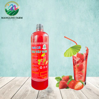 [NEW] Nước cốt dâu tây Mangline Farm Đà Lạt 500ml lên men tự nhiên đồ uống giải khát giúp sáng mắt đẹp da mặt