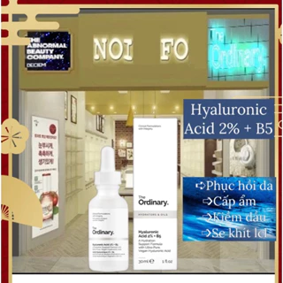 Serum The Ordinary Cấp ẩm hồi phục Hyaluronic Acid 2% + B5 30ml (beauty)