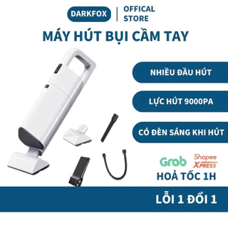 Máy hút bụi cầm tay mini, máy hút bụi giường, ô tô không dây HELLOLEIBOO dùng cho cá nhân, gia đình lực hút 9000PA MHB02