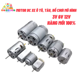 Motor mini DC 3V 6V 12V đủ loại 130/280/365/385/775 xe ô tô, tàu, đồ chơi mô hình máy bay DIY tốc độ cao động cơ nhỏ