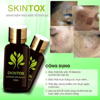 [ CHÍNH HÃNG] Tinh Chất Đào Thải Chân Nám và Trẻ Hoá Da SKINTOX- DIMANLAIER