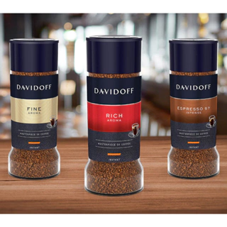 date 8/2025 Cà phê hòa tan Davidoff lọ 100g - Fine, Espresso  57,Rich mẫu mới nhất