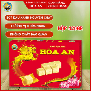 Bánh Đậu Xanh Hòa An Hộp 420gr