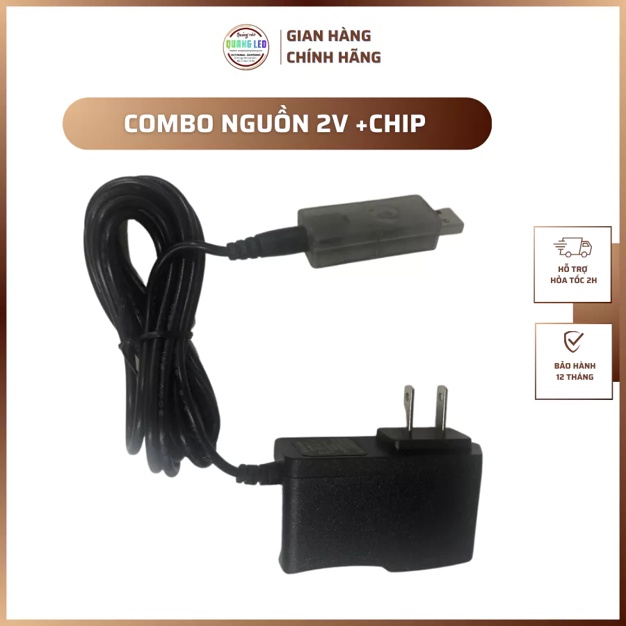 Combo Nguồn 12v + Chip Bảng Huỳnh Quang