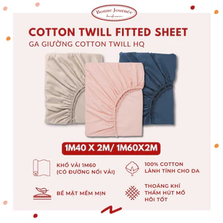 (COTTON TWILL HQ) GA GIƯỜNG 1M40X2M/ 1M60x2M 100% COTTON NHIỀU MÀU LỰA CHỌN/ hàng đặt may