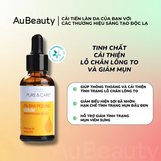 Tinh Chất Cải Thiện Lỗ Chân Lông To và Giảm Mụn | PUCA - PURE & CARE Serum 2% BHA