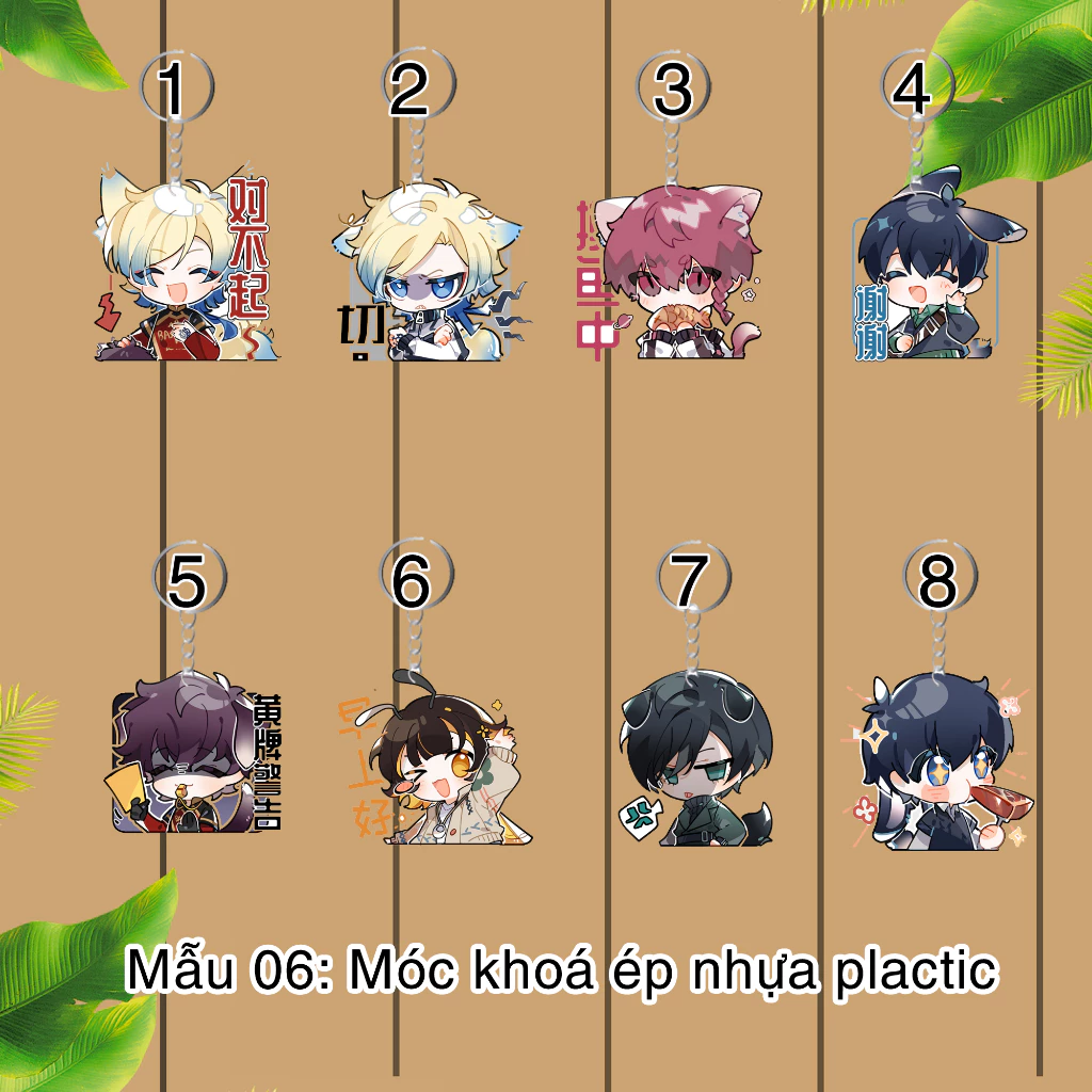 Móc khoá  Blue lock mechael kaiser - móc cặp anime Blue lock mechael kaiser (Mẫu 06)