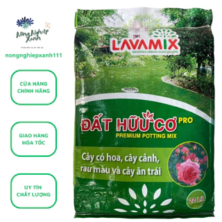Đất trồng cây Lavamix bao 22dm3 chuyên trồng cây có hoa, cây cảnh, rau màu, cây ăn trái