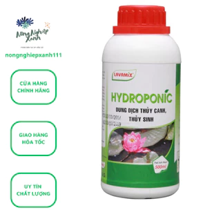 Dung Dịch Thủy Canh, Thủy Sinh HYDROPONIC, Lavamix 500ml, thuy canh trong rau