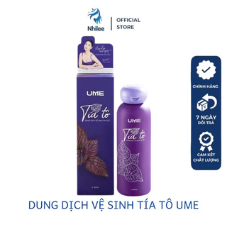 Ume dung dịch vệ sinh tía tô NL0227 sạch thơm khô thoáng 150ml- nhilee