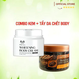 Combo Kem Body Hũ Mới 280gram + Tẩy Tế Bào Chết NEW