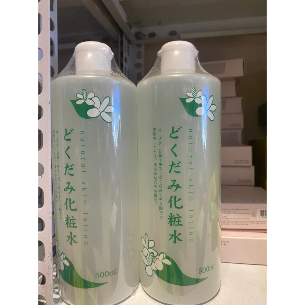 Nước Hoa Hồng Lotion Toner Diếp Cá Dokudami Ngăn Ngừa Mụn 500ml, Toner Diếp Cá Cho Da Dầu Mụn Se Khít Lỗ Chân Lông