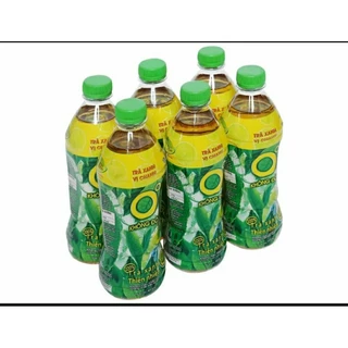 lốc 6 chai trà xanh 0 độ 455ml