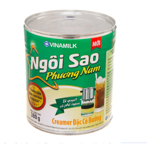 Sữa đặc có đường Ngôi Sao Phương Nam ( lon thiết 380gr )