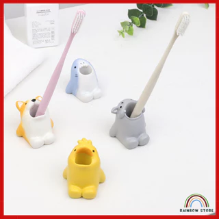 Giá Đỡ Bàn Chải Đánh Răng / Bút Hình Động Vật Hoạt Hình Sáng Tạo Trang Trí Phòng Tắm (RAINBOW STORE_Quà Tặng Phụ Kiện)