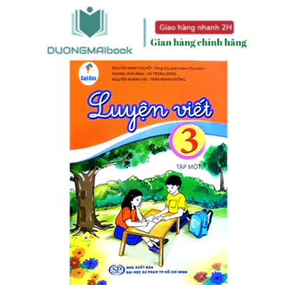 (Shop đi đơn trên 50K) - Sách - Luyện viết 3 Cánh diều (bán kèm 1 gọt chì)