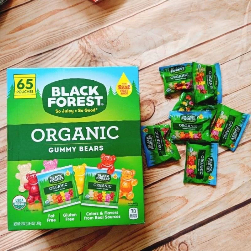 Kẹo gấu dẻo hữu cơ Black Forest lẻ gói