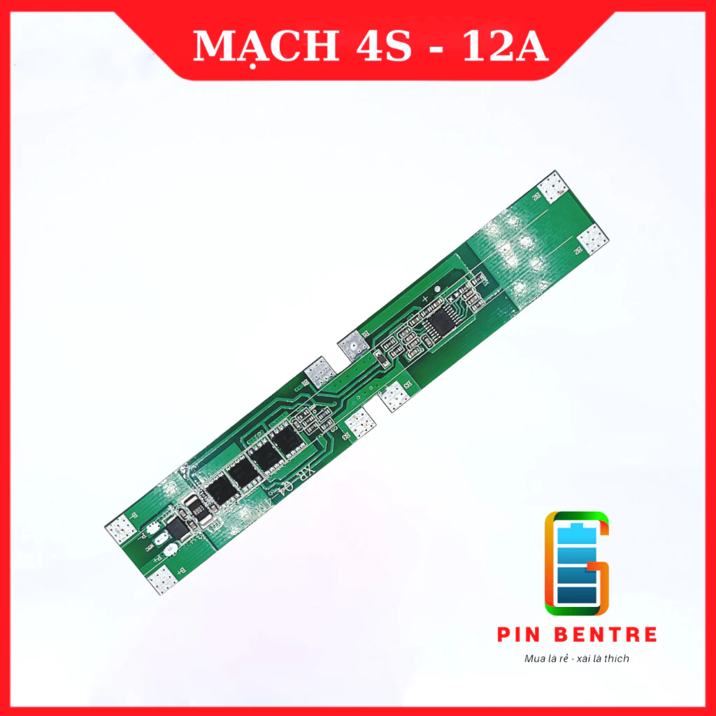 Mạch 4S (14.8V) - 12A Sạc Và Bảo Vệ Pin Li-ion 18650 Dành Cho Robot Hút Bụi... [PBT247]