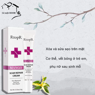 Kem xóa sẹo RtopR mango scar repair cream 15g Xóa và sửa sẹo trên mặt， cơ thể, vết bỏng ở trẻ em, phụ nữ sau sinh mổ