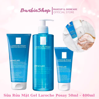 Sữa Rửa Mặt Dạng Gel La Roche Posay Effaclar Ngừa Mụn Dành Cho Da Dầu - Da Khô - Da Nhạy Cảm [50ml - 400ml]