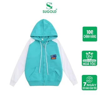 Áo khoác hoodie,Áo khoác trẻ em SUGOLD Store chất Vải da cá cotton cao cấp cho bé 15-45kg RZM26