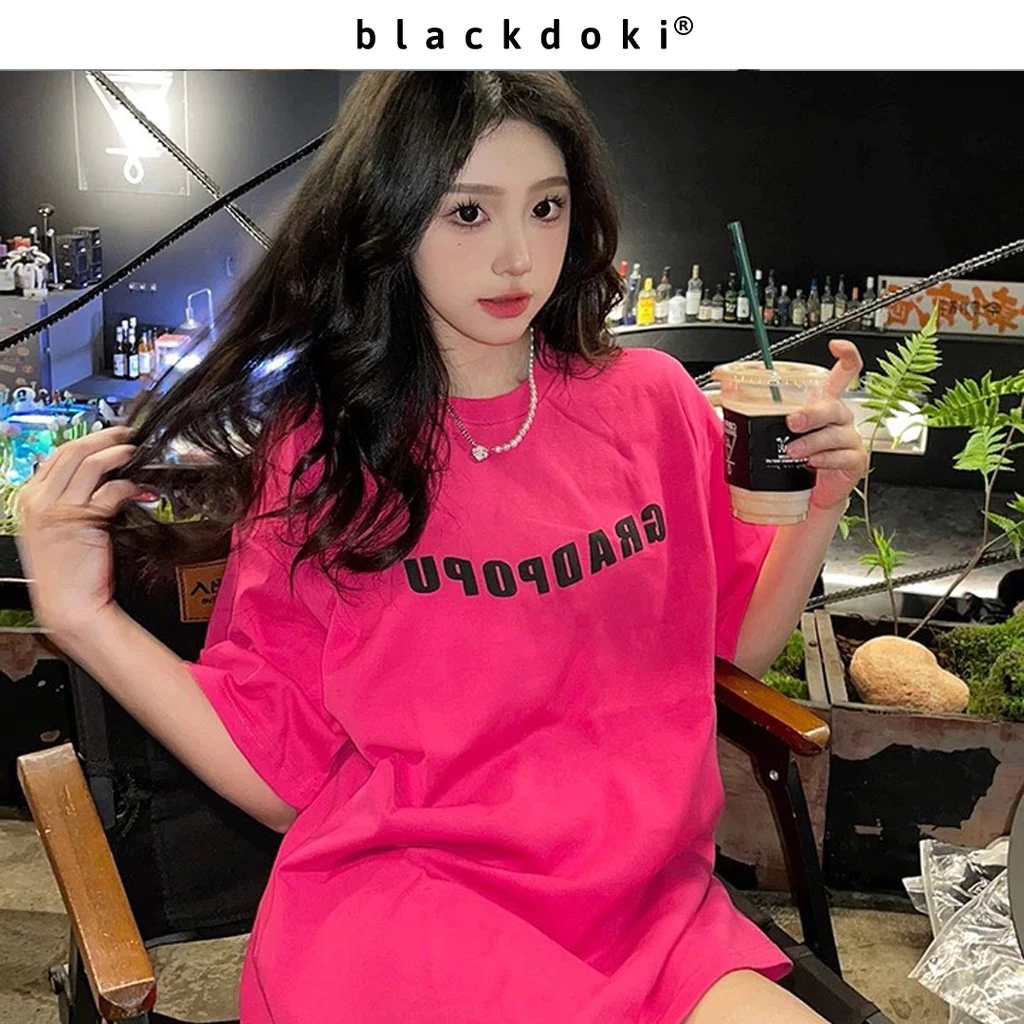 Áo thun nữ BLACKDOKI-GRAD , áo phông basic hiện đại cá tính chất cotton dày dặn ovesize