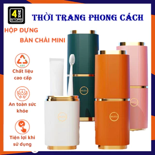 Hộp Đựng Kem Đánh Răng Và Bàn Chải Mang Đi Du Lịch MADU Hàng Cao Cấp - Ống Đựng Bàn Trải Cho Bé Đi Học Kèm Cốc Tiện Lợi