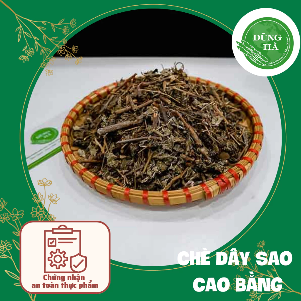 1Kg Chè dây Cao Bằng khô ,sao vàng hỗ trợ viêm loét dạ dày, tá tràng, HP