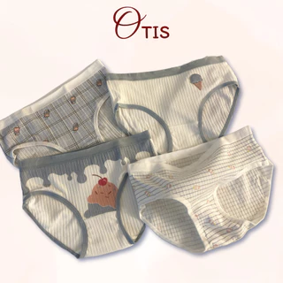 Quần Lót Nữ Cotton Kháng Khuẩn Khử Mùi Hoạ Tiết Dễ Thương OTIS 615