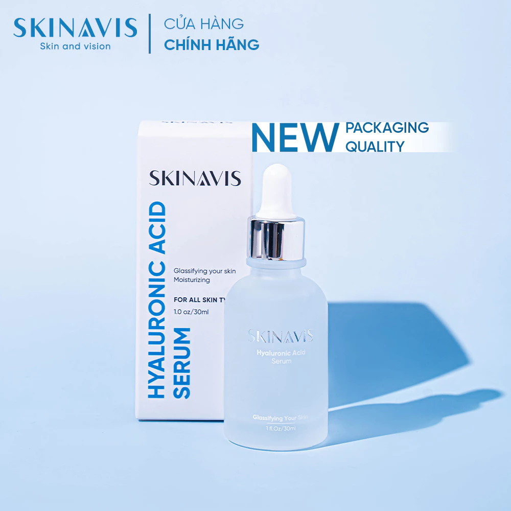 [SKINAVIS OFFICIAL] SERUM cấp ẩm Skinavis chứa Hyaluronic Acid và B5 dành cho mọi loại da - 30ml