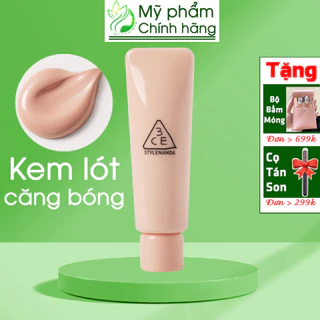 [Mã COSBAUH3 giảm 8% đơn 300K] Kem Lót Dưỡng 3CE GLOW BEAM Dưỡng Da Hồng Hào Căng Bóng [CHÍNH HÃNG CHECK HIDDEN TAG]