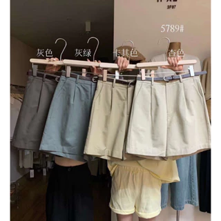 Quần short KHAKI kèm belt 5789 (H-XL)