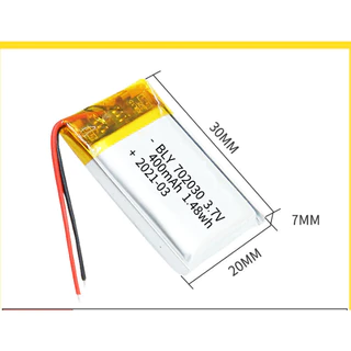 Pin sạc Lithium 3.7V 400mAh 702030 Thiết bị điện tử Mp3 MP4 MP5 GPS PSP Bluetooth