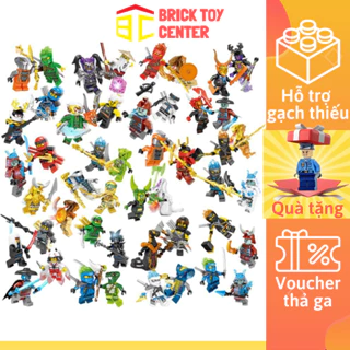 Đồ chơi lắp ráp giá rẻ DG1001-2 mô hình minifigures 48 nhân vật ninjago season 11 siêu đẹp dành cho bé (Không hộp)