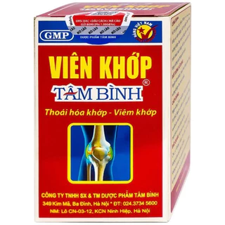 Viên Khớp Tâm Bình (Hộp 60 viên) Hỗ trợ giảm thoái hoá khớp, viêm khớp.