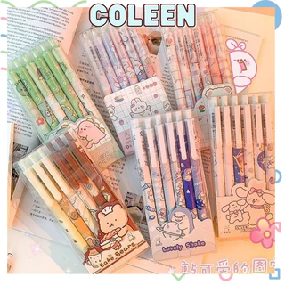 Set 6 Bút Mực Gel Đen Ngòi 0.5mm MOKA Cute Coleen