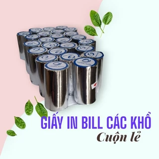 Giấy in bill K80 K57 cuộn lẻ in nhiệt in hoá đơn siêu thị tạp hoá nhà hàng khách sạn cà phê tạp hoá taxi ngân hàng