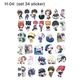 Sticker dán blue lock isagi yoichi bachira meguru 37 hình khác nhau/ Ảnh dán Blue Lock Michael