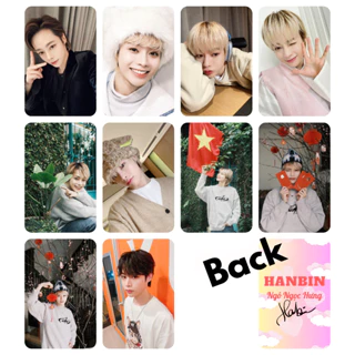 Set 10 card giấy bo góc ảnh thành viên TEMPEST - Hanbin selfie D