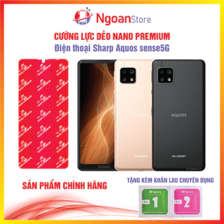 Cường lực dẻo Nano cho Điện thoại Sharp Aquos sense5G - Ngoan Store