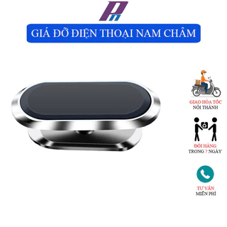 (P8) Giá Đỡ Điện Thoại Nam Châm Trên Ô Tô Đế Xoay 360 Độ