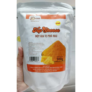 1KG Bột Phô Mai VỊ NGỌT Top Cheese Màu cam nhẹ, thơm ngon đậm vị