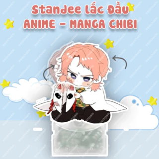 Standee Lắc Đầu Kimetsu No Yaiba Tanjiro Zenitsu Inosuke Shinobu Anime Manga Nhật Bản Chibi Cute