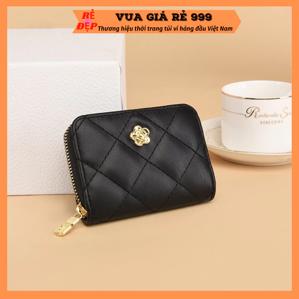 Ví nữ ngắn mini cầm tay cute đựng thẻ nhiều ngăn giá rẻ nhỏ gọn bỏ túi thời trang VN2000