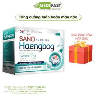 Viên uống hoạt huyết dưỡng não Sano Haengbog hỗ trợ tuần hoàn, cải thiện tình trạng lo lâu căng thẳng do mất ngủ