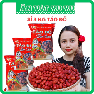 Táo đỏ Tân Cương Sỉ 3KG ăn vặt Yu Yu