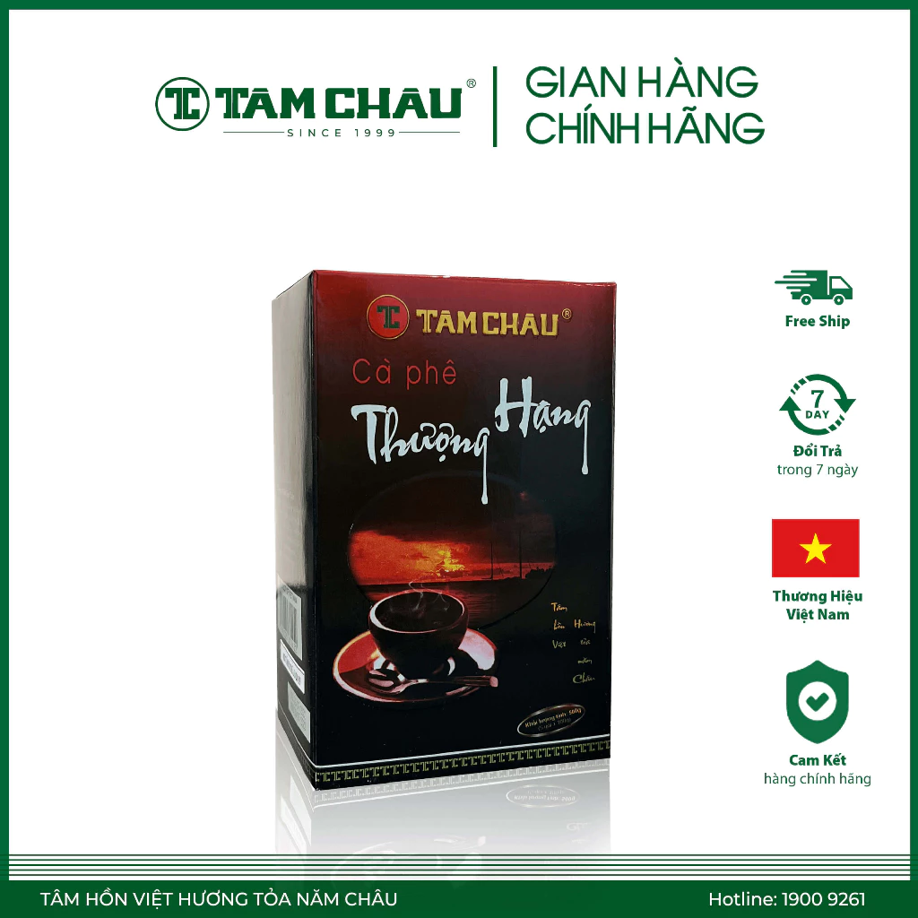 [TÂM CHÂU] CÀ PHÊ THƯỢNG HẠNG HỘP 500G