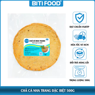 [Hỏa TốcNT HCM] Chả Cá Nha Trang Đặc Biệt 500gr/ Túi Kiểm Định ATVSTP | BiTi FOOD | Chả Cá Chiên