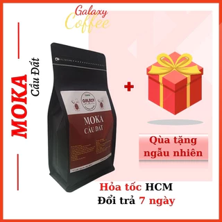 Cà Phê Moka Cafe Nguyên Chất Pha Phin Pha Máy Cold brew Gu Nhẹ Chua Nhẹ Galaxy Coffee Gói 500gr