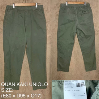 QUẦN KAKI HIỆU UNIQLO CHÍNH HÃNG ( 9 mẫu ) - 2Hand hiệu